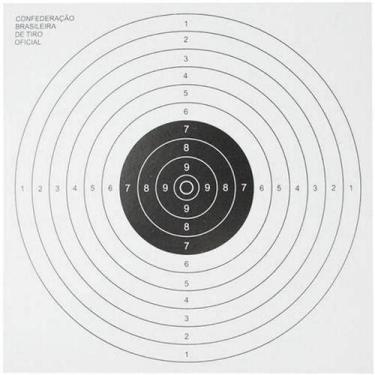 Imagem de Alvo de Papel 17x17 com 10 Peças - TBR - Miramar