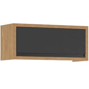 Imagem de Armário Aéreo Lisboa 80cm 1 Porta Itatiaia Cor Grafite