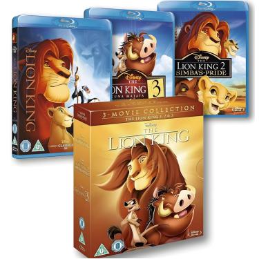 Imagem de O Rei Leão - Coleção Completa De 3 Filmes - Box Set (1-3) [Blu-Ray, Região Livre]