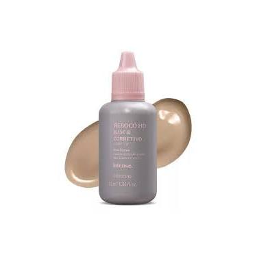 Imagem de Base Líquida & Corretivo Reboco HD Cor 3 Intense 24g, Boticario, Cobertura Alta, Tom Claro, Fundo de Cor Neutro