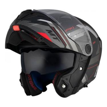 Imagem de Capacete Articulado MT Atom2 Bast Com Óculos Escamoteável - MT Helmets