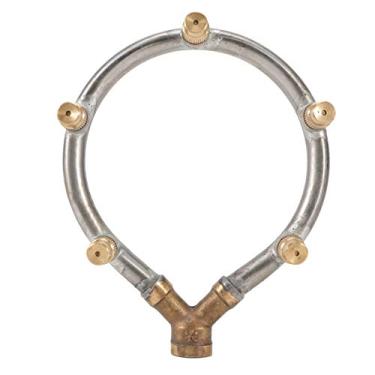 Imagem de G1/4in Feminino fêmea Irrigação circular ajustável Sprinkler 5 Cabeça de névoa de cabeça Pulverizador atomizador para irrigação agrícola de jardim 13x10x3cm