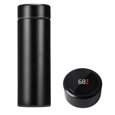 Imagem de Garrafa Térmica Inteligente Inox Portatil 500ml Tampa