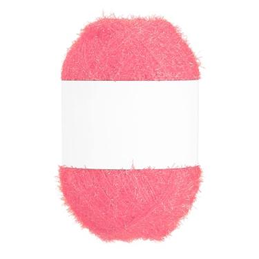 Imagem de PATIKIL Fio Scrubbie de 218 metros, fio de poliéster brilhante Scrubbie fio de coração vermelho brilhante vidro para panos de prato crochê tricô artesanato DIY cobertor suéter cachecol chapéu, verde