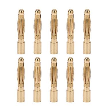 Imagem de Plugue de Conectores Banana Bala de 2,0 Mm, Cobre Puro Banhado a Níquel, Resistente, Durável, Longa Vida útil, Boa Transmissão, Boa Resistência de Contato, Entupimento,