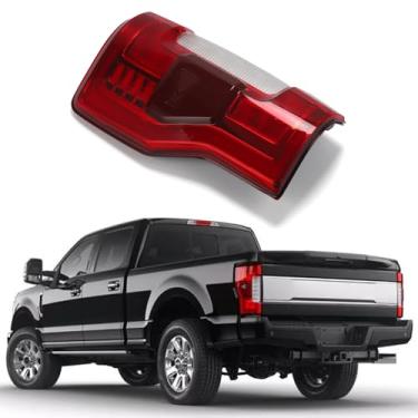Imagem de ZXMT Conjunto de lâmpada traseira LED externa compatível com Ford F250 F350 F450 F550 Super Duty 2017 2018 2019 Lâmpada traseira de cozimento FO2800262 KC3Z13405B (lado esquerdo do motorista)