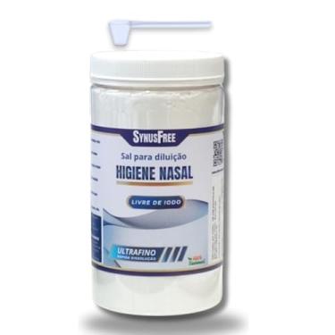 Imagem de Soro Fisiológico Lavagem Nasal Pote 1kg Limpeza Nariz UltrafinoSinusite Rinite