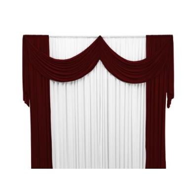 Imagem de Cortina De Malha MOdelo Katia 2m x 1,70m Liso Para Sala, quarto, Igrej