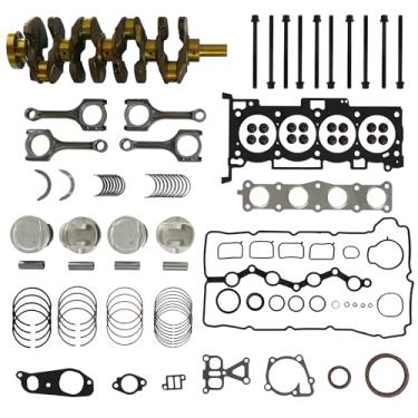 Imagem de Kit de revisão de motor G4KE 2.4L Conjunto de junta de cabeça com pistões de virabrequim e haste de controle apto para Hyundai Grandeur Sonata Tucson Azera Kia Sorento Forte Optima Rondo 23111-2G230