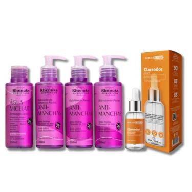 Imagem de Kit Skincare Completo Clareador Manchas Rhenuks, Sérum Clareador Derma