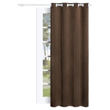 Imagem de Cortina Corta Luz Blackout Liso Folha Única 1,40 X 2,50 Metros - Vitor