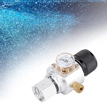 Imagem de Yctze Mini Regulador de Gás de CO2 para Água de Soda - Adaptador de Válvula Redutor de Pressão para Homebrew - Regulador de CO2 Compacto e Portátil Com Mostrador de Pressão Ajustável