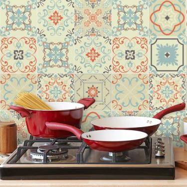 Imagem de Adesivo de Azulejo Fátima 20x20 cm com 12un - Quartinhos