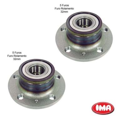Imagem de Par Cubo Da Roda Traseira Com Rolamento - A3 2006 A 2008 / Tt 2006 A 2