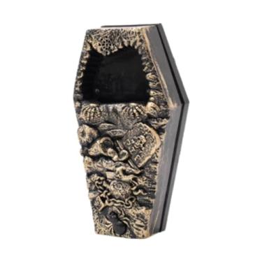 Imagem de rockible Campainha de Halloween com sons assustadores, decoração elétrica de Halloween para evento de gostosuras ou travessuras, Ouro