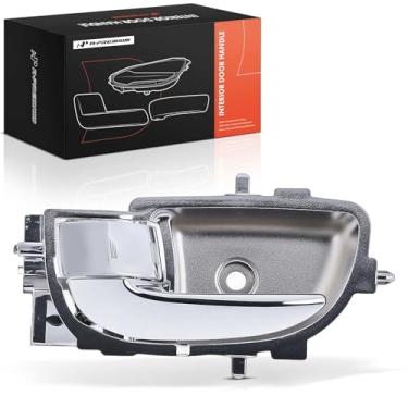 Imagem de A-Premium Maçaneta interna dianteira ou traseira esquerda do lado do motorista compatível com Toyota Yaris 2007-2016, prata