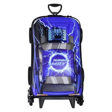 Imagem de Mochila de Rodinhas 3D Maxtoy Turbomax Energy Azul
