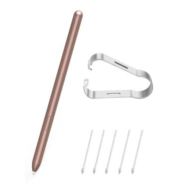 Imagem de Caneta SSS GRGB S para Samsung Galaxy Tab S10/S10+/S10 Ultra, S9/S9+/S9 Ultra/S9 FE, caneta de substituição também serve para S8/S7/S6 Lite, com 5 pontas e pinças (sem Bluetooth), marrom
