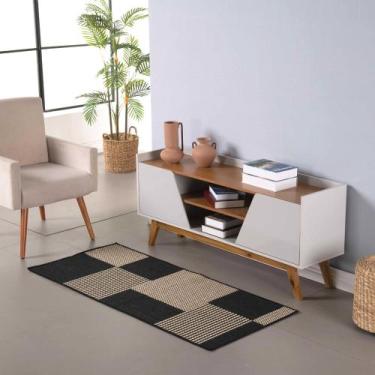 Imagem de Passadeira Sisal 100% Fibra Natural 8,00m X 66cm Luxo - Valle Enxovais