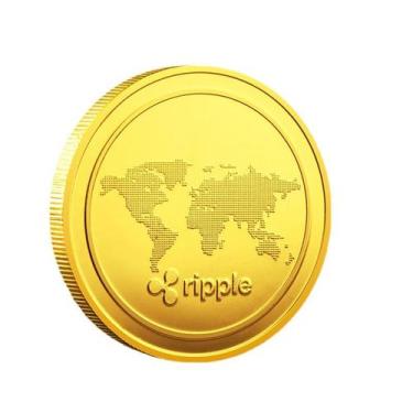 Imagem de Moeda comemorativa World Map Ripple Gold Iron 35g 4cm - yiweisai