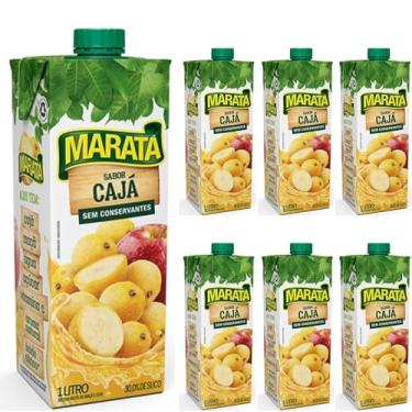 Imagem de Suco Maratá Cajá 1L - kit c/ 6 unds