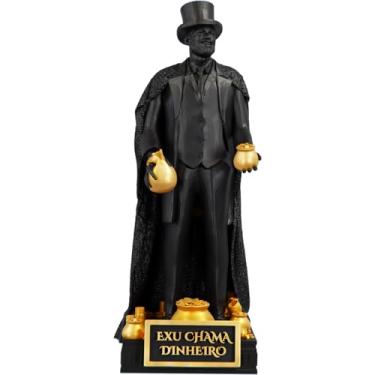 Imagem de Estátua Exu Chama Dinheiro Umbanda Candomblé (Cor Aurum Noctis)