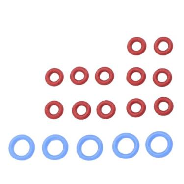 Imagem de aqxreight 17 PCS Máquina de Café O Loop Seal Kit de Substituição de Silicone 5 PCS Arruela Grande 12 Junta Pequena para BES900 920 980 990 Máquinas de Café Azul e Vermelho para 920 9 990 Máquinas