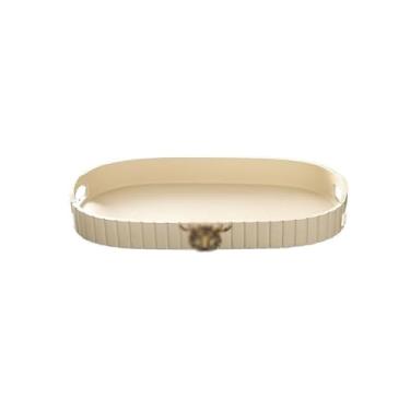 Imagem de Bandeja prato de frutas, prato de frutas, casa, sala de estar, mesa de café, personalidade moderna, bandeja decorativa para hotel, lobby, prato de frutas, palete (B)