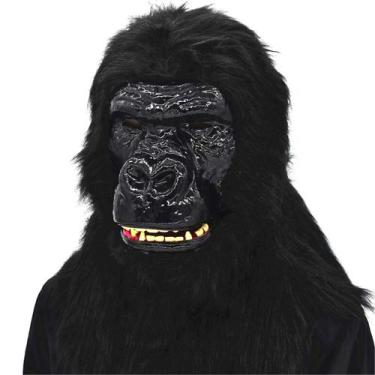 Imagem de Máscara de cosplay Black Gorillas Halloween Carnaval Páscoa - yiweisai