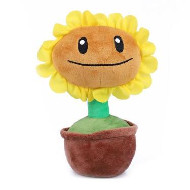 Imagem de Boneca de brinquedo de pelúcia Plants vs Zombies Sunflower 20-23 cm - 
