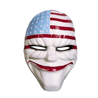 Imagem de Máscara de Halloween Paydayss Cosplay Creepy Headgear Masquerade - yiw