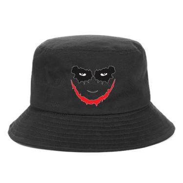 Imagem de Chapéu de balde Harleys Quinns Anime com proteção solar de algodão 56-
