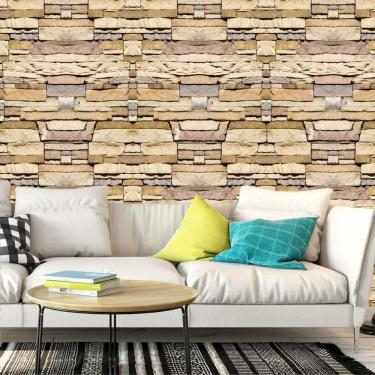 Imagem de Papel Parede Filete Canjiquinha Adesivo Sala Quarto Casal