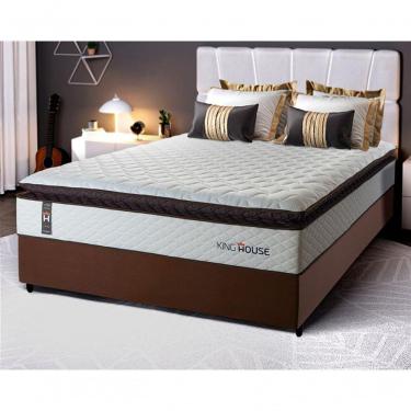 Imagem de Cama Box Espuma San Diego Casal 138x188 Marrom King House