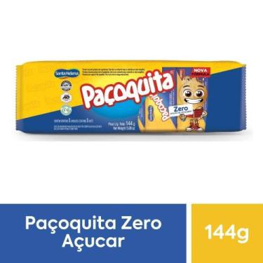 Imagem de Paçoca Paçoquita Zero Açucar Santa Helena Pack 144g