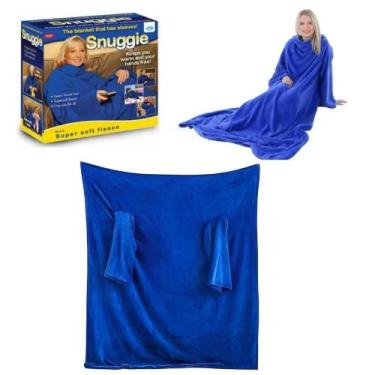 Imagem de Cobertor com Mangas  Conforto, Liberdade e Praticidade para Relaxar em