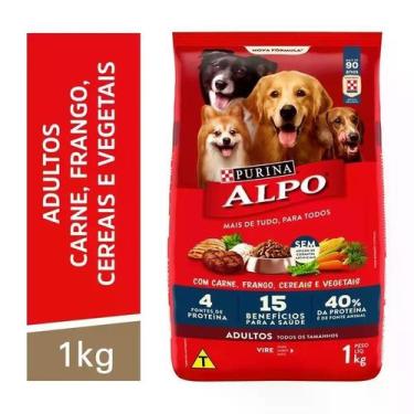 Imagem de Ração Purina Alpo para Cães Adultos Carne e Vegetais 1kg