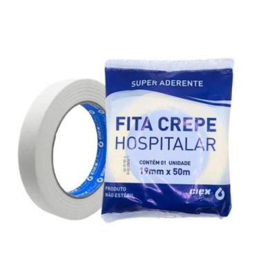 Imagem de Fita adesiva hospitalar 19cm x 50 metros ciex kit com 5 unidades