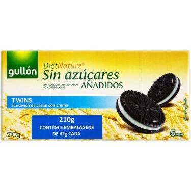 Imagem de Biscoito Cacau Recheio Creme Baunilha Gullón 210g, 1, Cacau com Creme 