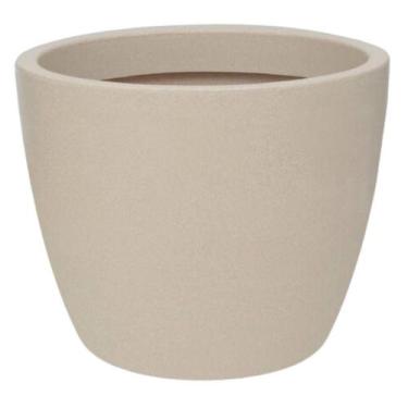 Imagem de Vaso Malta Redondo (42x33) Cor Granito Areia VASART