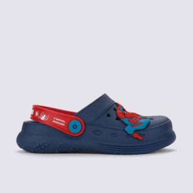 Imagem de Babuche Grendene Marvel New Step Kids - Infantil - Azul - 28, Azul, 28