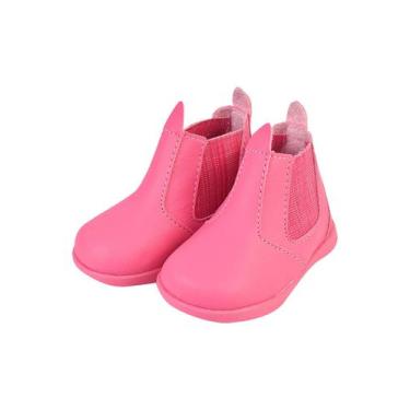 Imagem de Botina Infantil Jequinha Junina Menina Elástico Pink - Raniel Calçados
