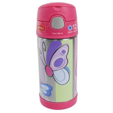 Imagem de Garrafa Térmica Canudo Integrado Orlando 355ml - Thermos, Borboleta