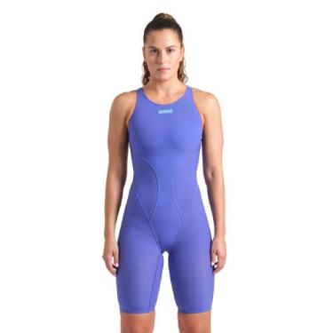 Imagem de Maiô Arena Powerskin Impulso Costas Aberta - Adulto, 34 US, Lilás