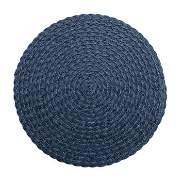 Imagem de WOLFF - Lugar Americano de Polipropileno Leaf Azul Escuro 38cm