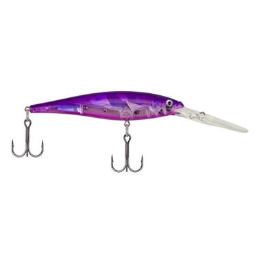 Imagem de Berkley Isca de pesca Flicker Minnow, balas roxas chamativas, 6 g, 7,5 cm, perfil realista, curva de mergulho afiada que chega a pescar rapidamente, equipada com gancho Fusion19