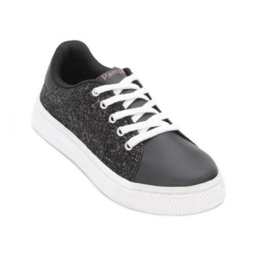 Imagem de Tênis Pampili Infantil PP24-47306, 31, Preto, Branco