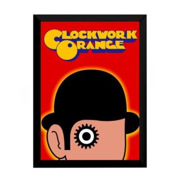 Imagem de Quadro Poster Decorativo Arte Filme Laranja Mecanica 42x29cm - Fanarte