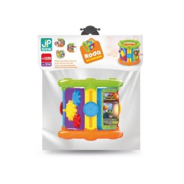 Imagem de Brinquedo Educativo Roda de Atividades, 16 cm x 17 cm, Colorido, com Livrinho Ilustrado