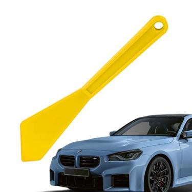 Imagem de Rodo de película de janela - Esfregador de janela fino com cabo longo - Raspador de cinzel de canto, instalação de filme colorido para embrulho de carro, manutenção automática